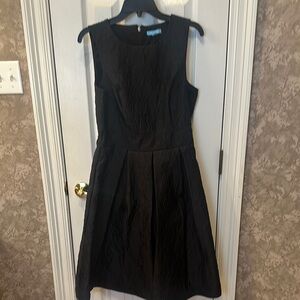 Draper James Black A-line Mini Sleeveless Cocktail Dress